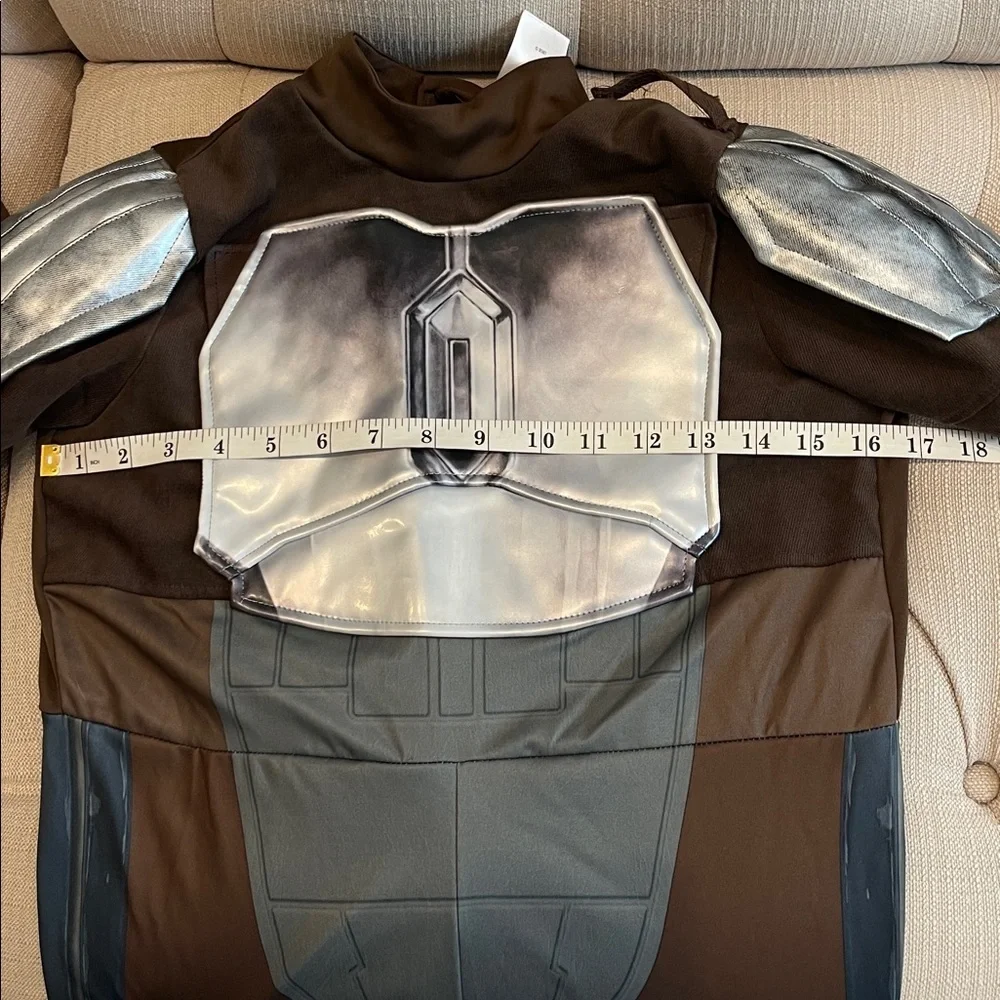 Disney Star Wars Mandalorian Padded Jumpsuit Child Costume Kids 7-8 No Helmet